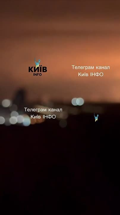 Видео прилетов ракет от С-400 в Киеве