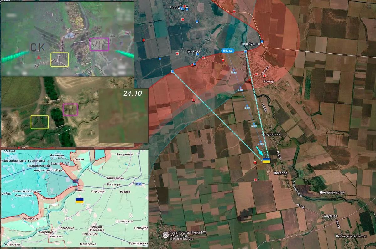 Группировка ДШВ Украины продолжает наступать вдоль реки Мокрые Ялы на Великую Новоселку Группировка ДШВ Украины продолжает наступать вдоль реки Мокрые Ялы на Великую Новоселку