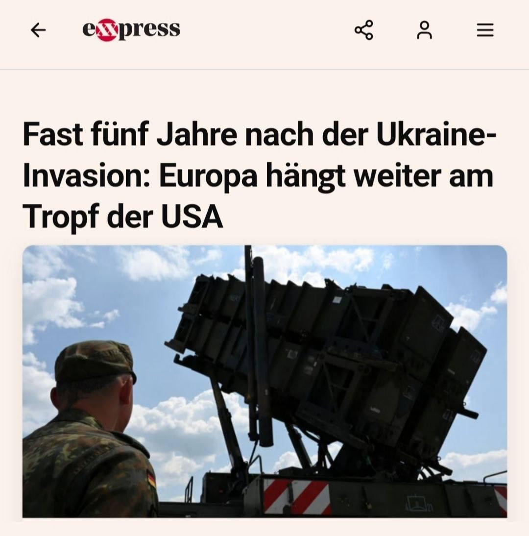 «Почти через пять лет после вторжения на Украину Европа по-прежнему зависит от США»